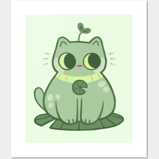 Frog Cat Posters and Art